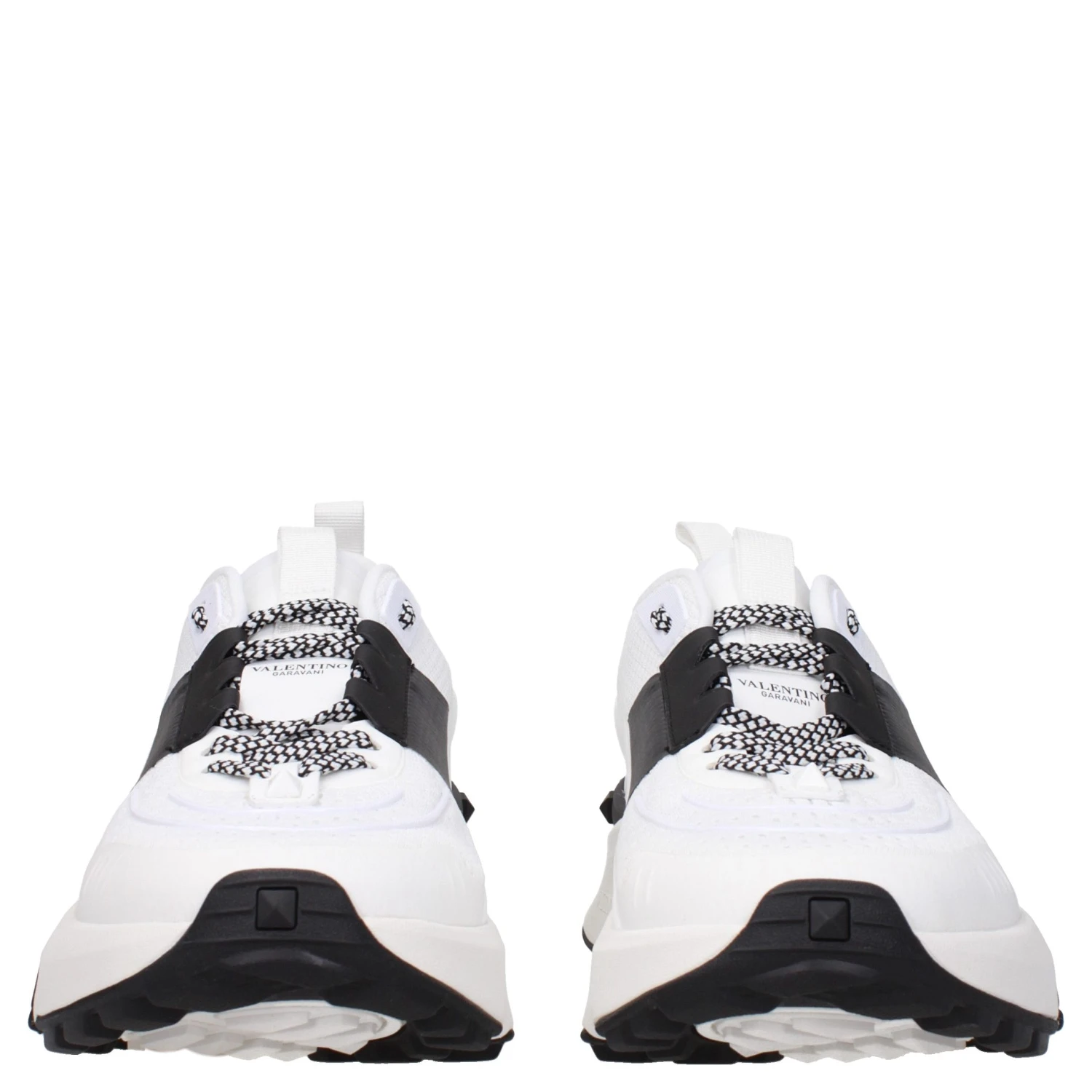 Blue Fabric Athletic Sneakers