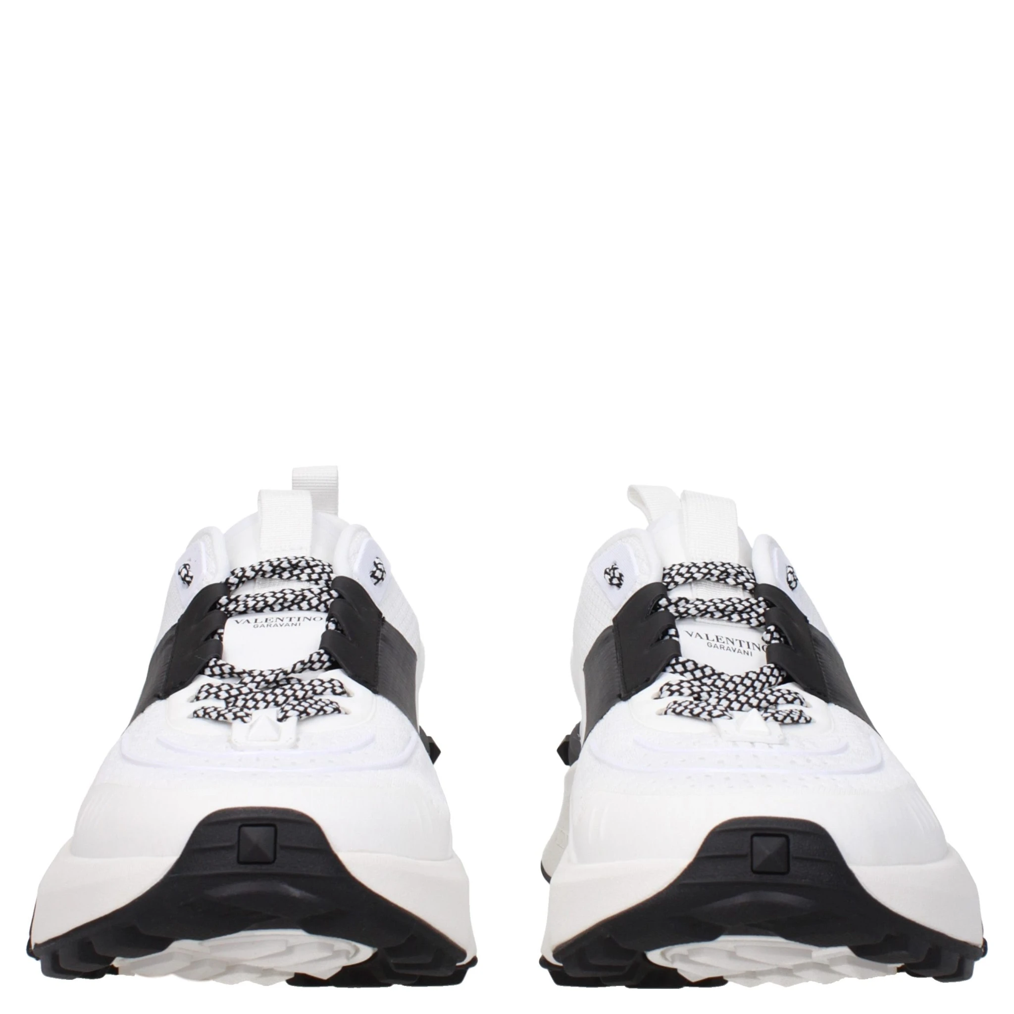 Blue Fabric Athletic Sneakers