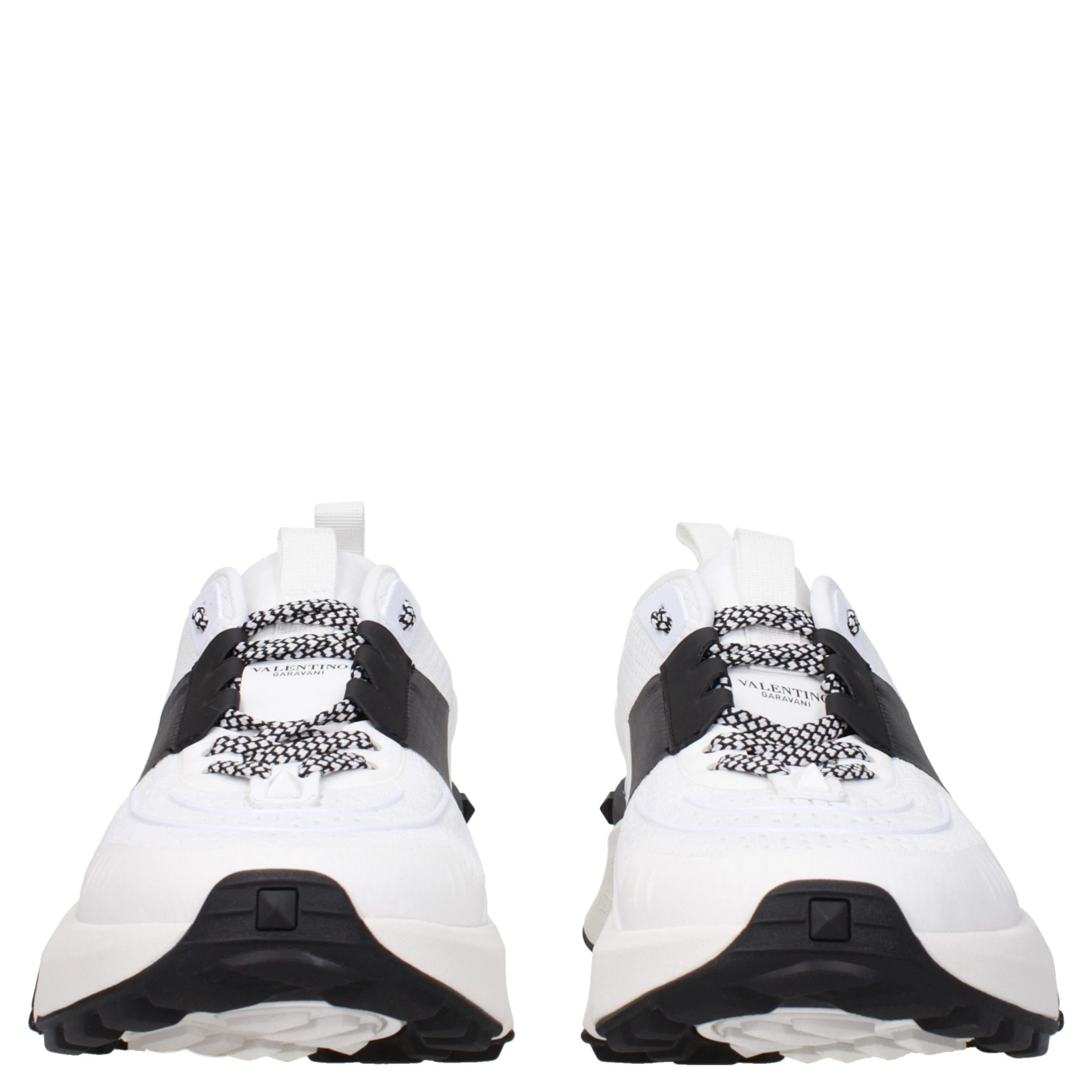 Blue Fabric Athletic Sneakers