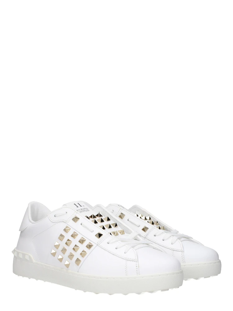 Blue Leather Low Top Sneakers alternative