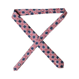 Multicolor Patterned Silk Adjustable Men Tied Necktie Tie