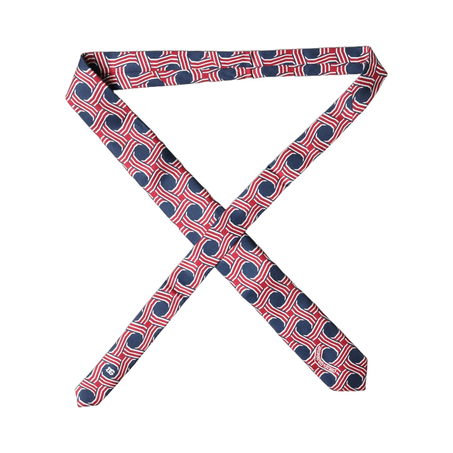 Multicolor Patterned Silk Adjustable Men Tied Necktie Tie