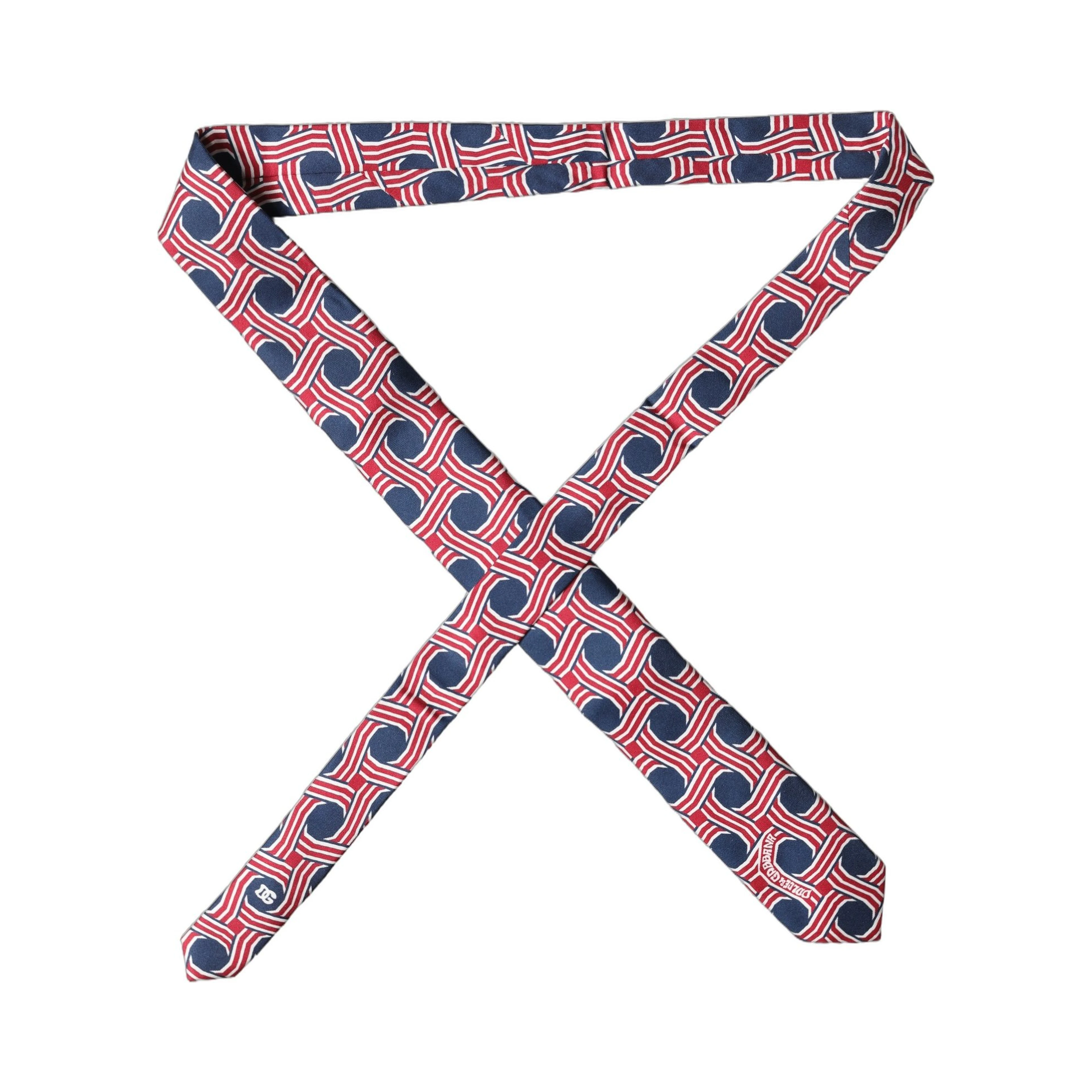 Multicolor Patterned Silk Adjustable Men Tied Necktie Tie