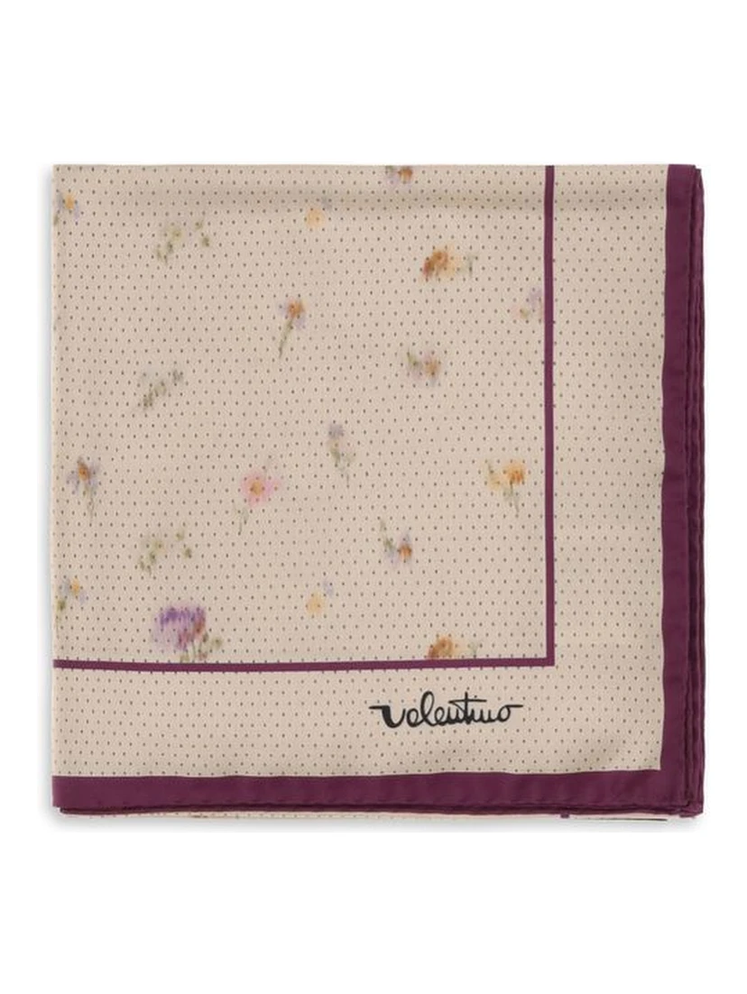 Beige Silk Scarf