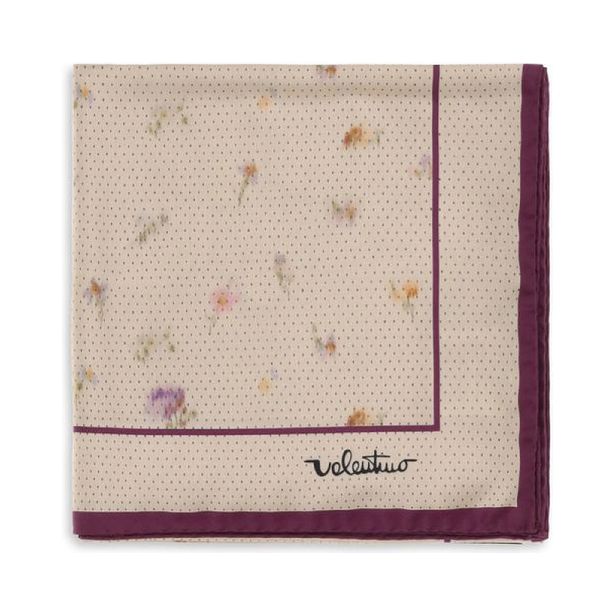 Beige Silk Scarf
