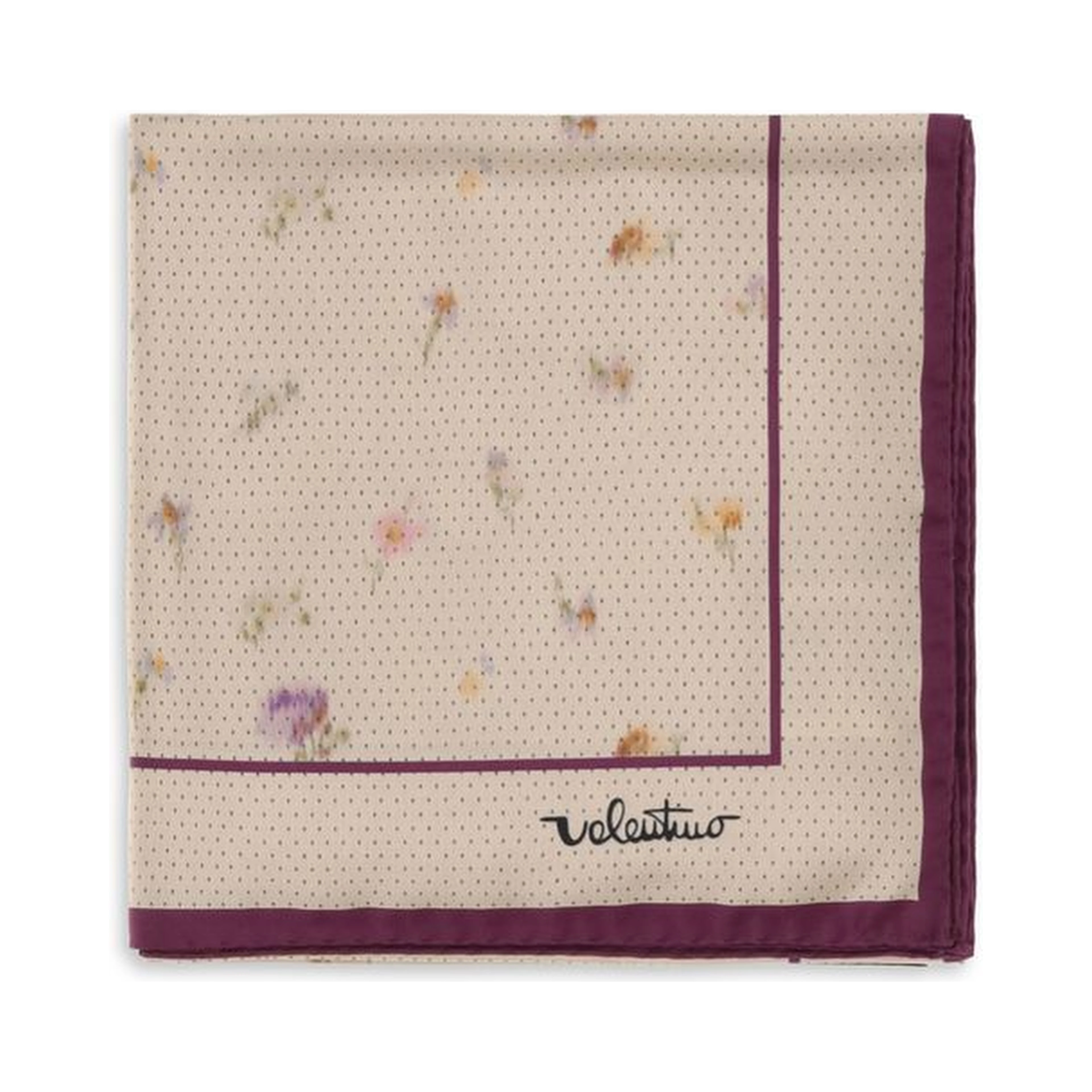 Beige Silk Scarf