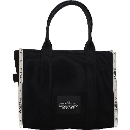 Black Fabric Shoulder Bag