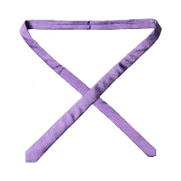Purple Solid 100% Silk Adjustable Men Tied Necktie Tie