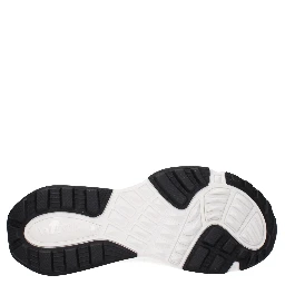 Blue Fabric Athletic Sneakers