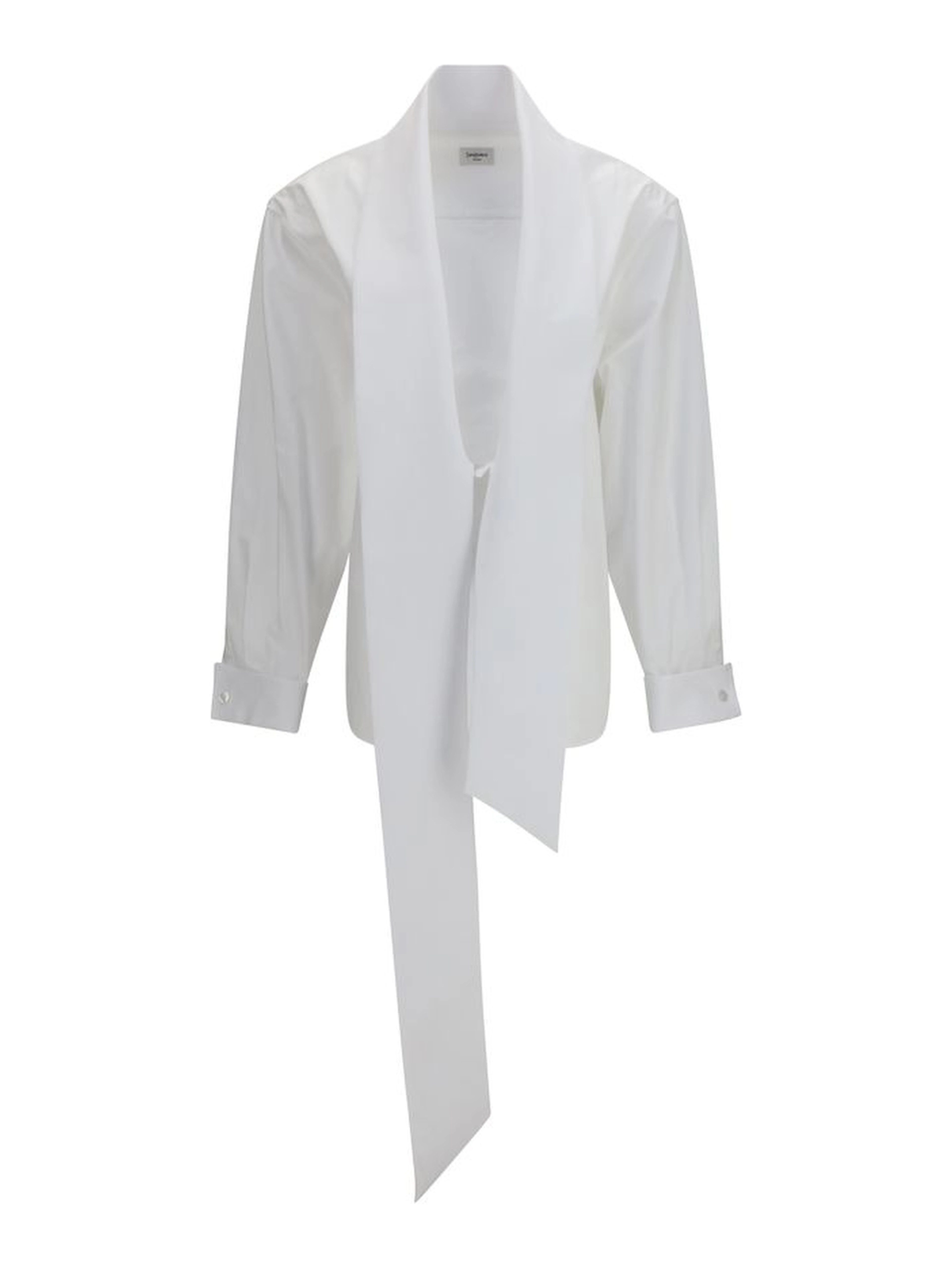 White Cotton Dress Shirt