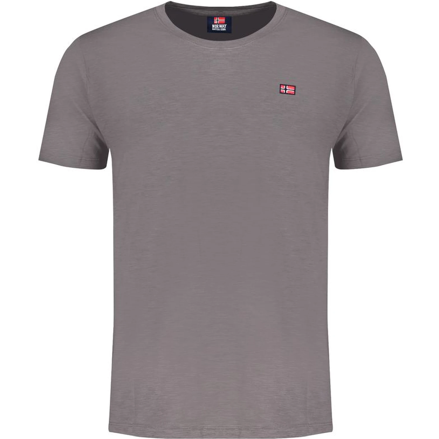 Gray Cotton Mens T-Shirt