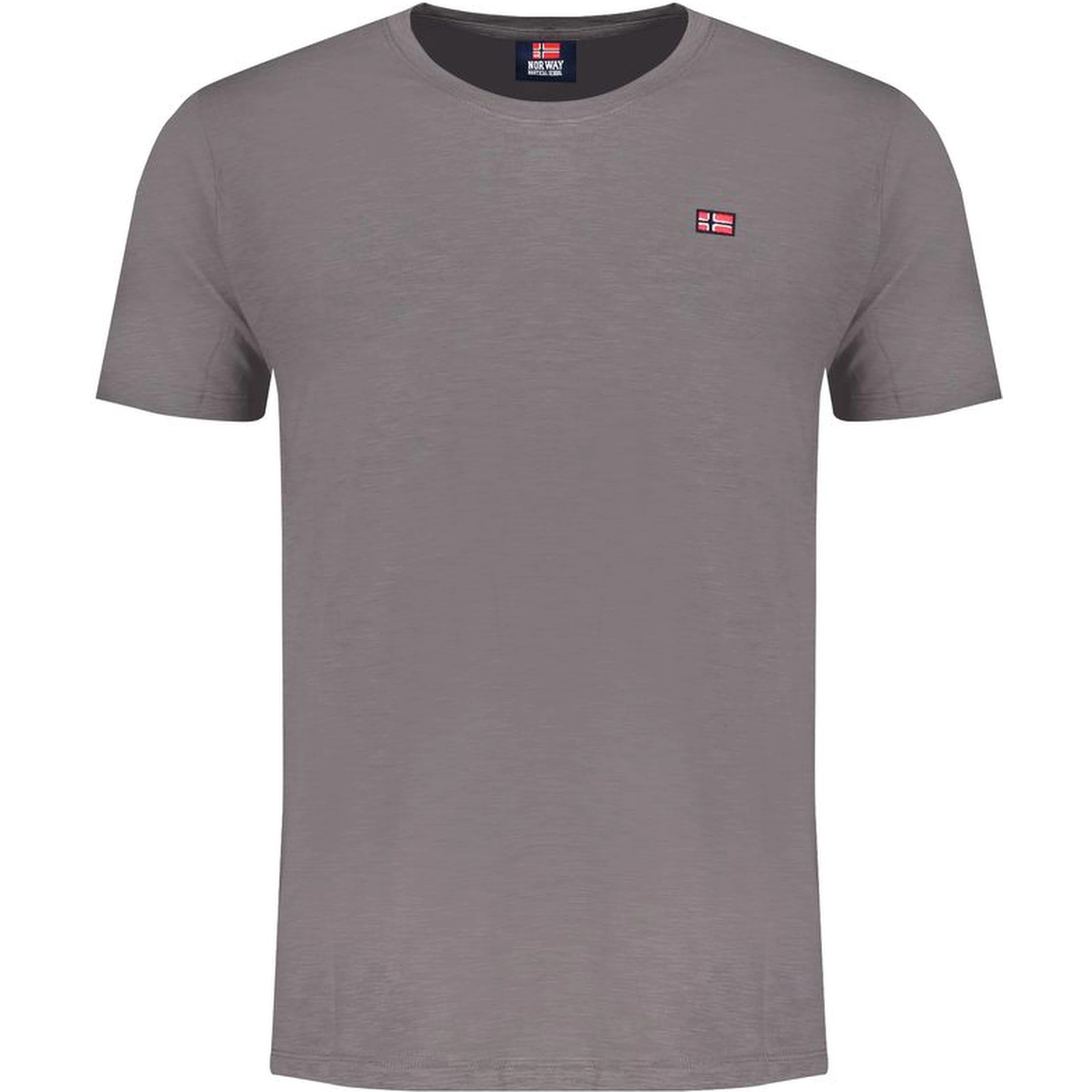 Gray Cotton Mens T-Shirt