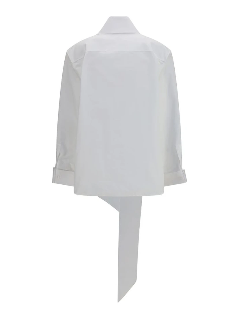 White Cotton Dress Shirt
