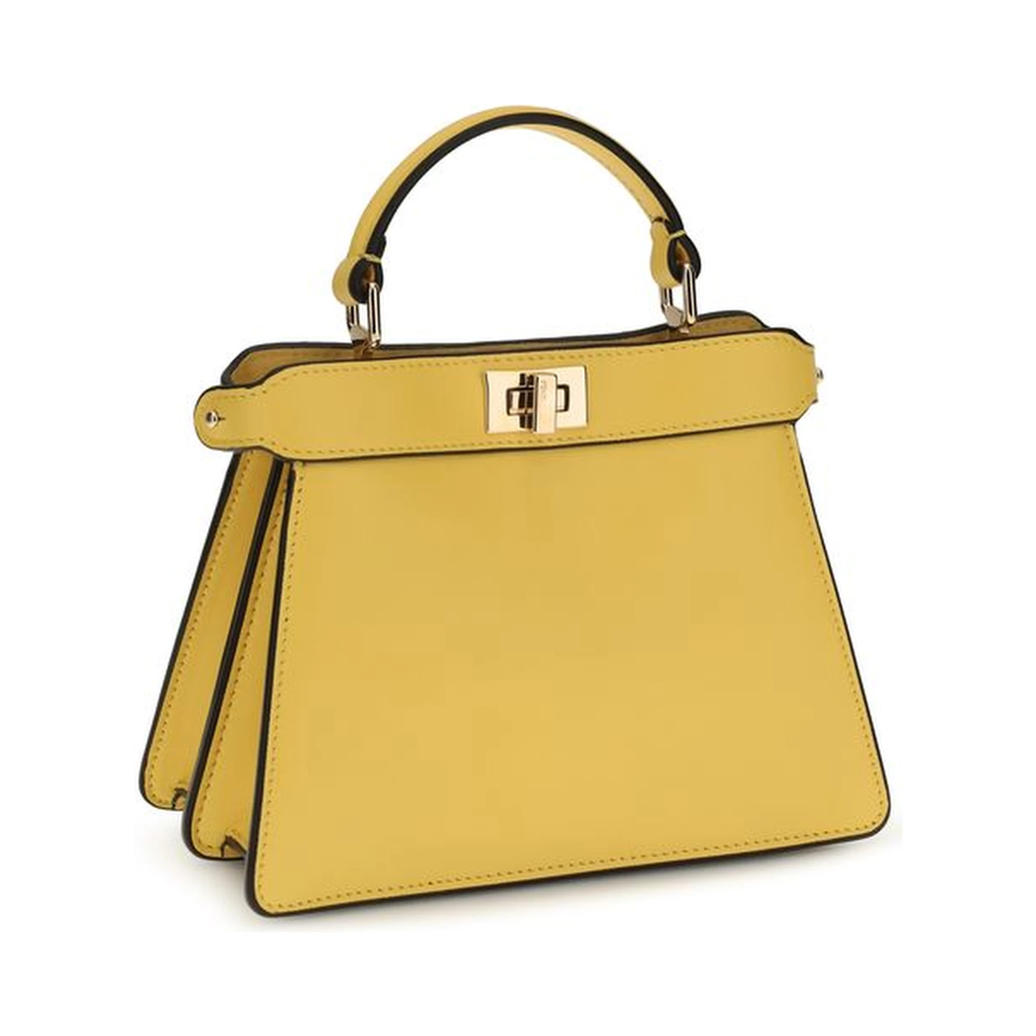 Bicolor Calf Leather Bos Taurus Handbag