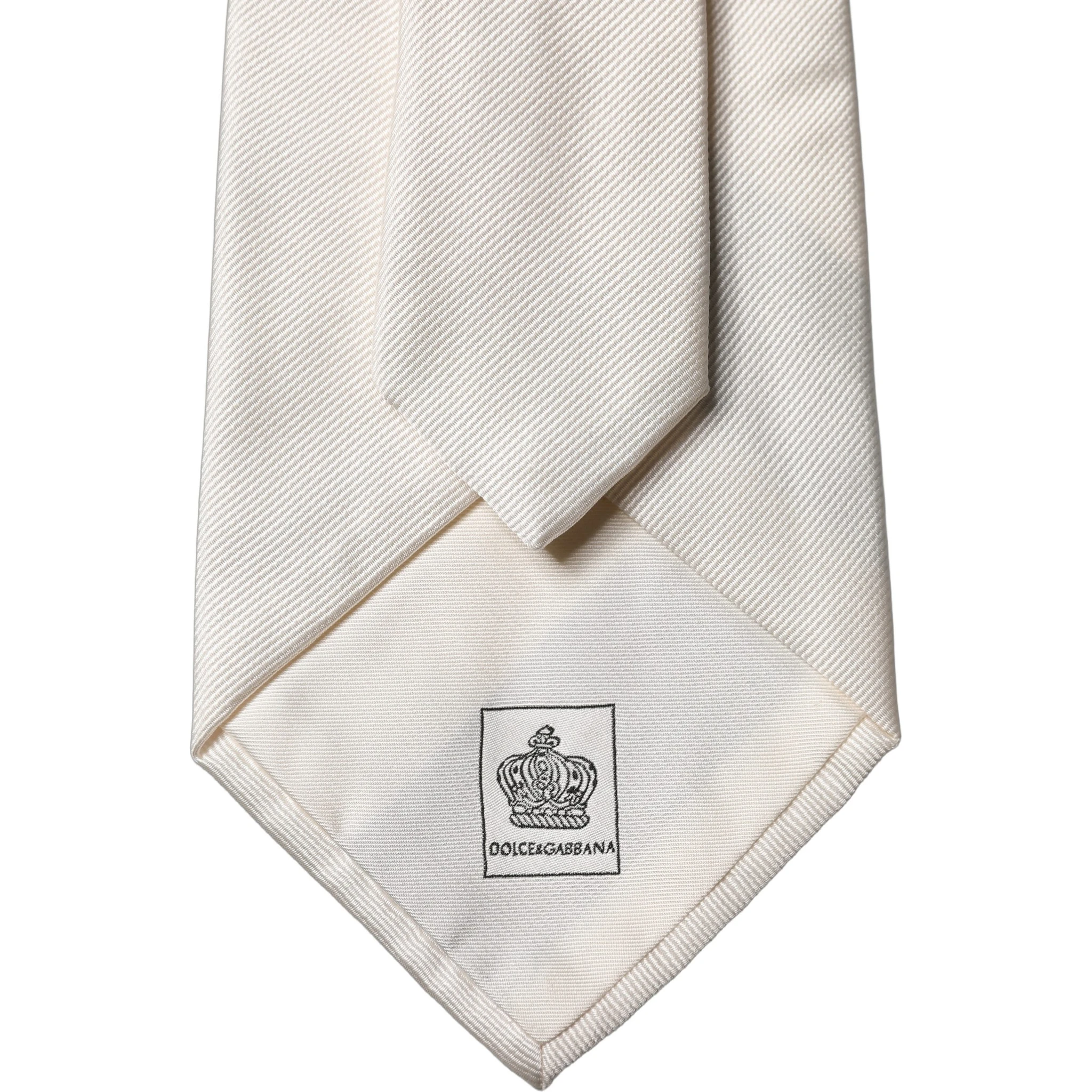 White Tattoo Floral Silk Adjustable Men Tied Necktie Tie