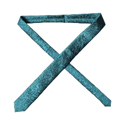 Deep Teal Solid Silk Adjustable Men Tied Necktie Tie
