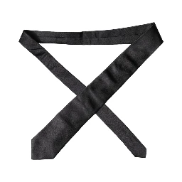 Brown Logo Embroidery Silk Adjustable Men Necktie Tie