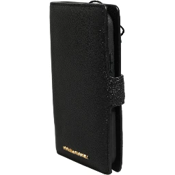Case Flip Cover Black Calf Leather iPhone11 PRO Phone