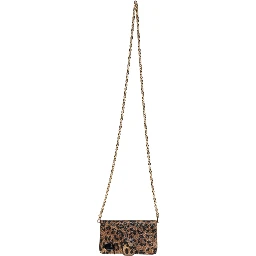 Flip Cover Brown Leopard Crystal iPhone X - XS Case