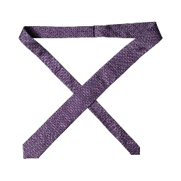 Purple Patterned 100% Silk Adjustable Men Necktie Tie