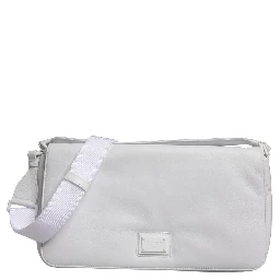 White Logo Plaque Crossbody Shoulder Borse Women Bag