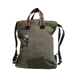 Military Green Patchwork Rucksack Backpack Borse Men Bag
