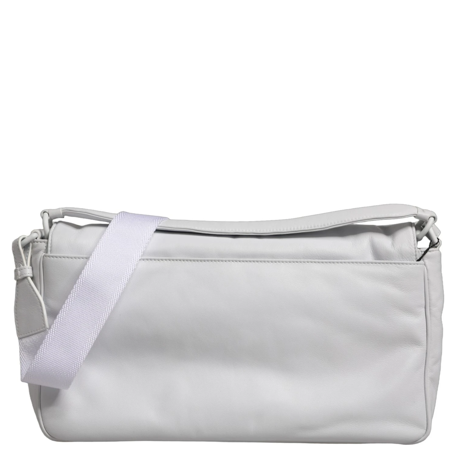 White Logo Plaque Crossbody Shoulder Borse Women Bag