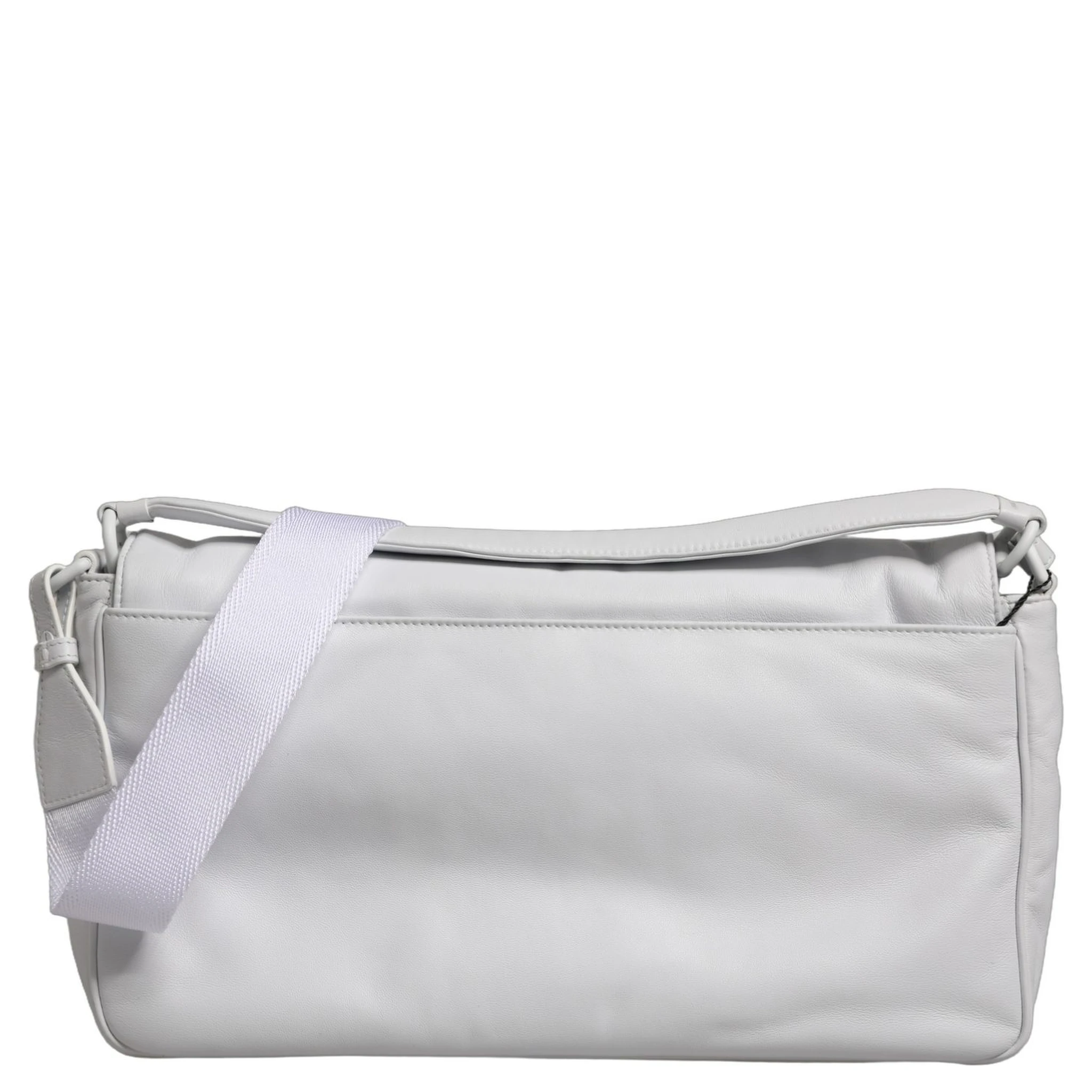 White Logo Plaque Crossbody Shoulder Borse Women Bag