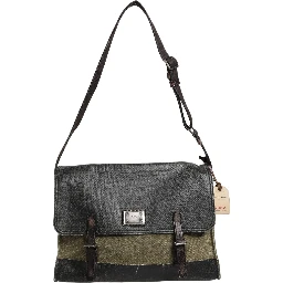 Military Green Two Tone Messenger Shoulder Borse Men Bag