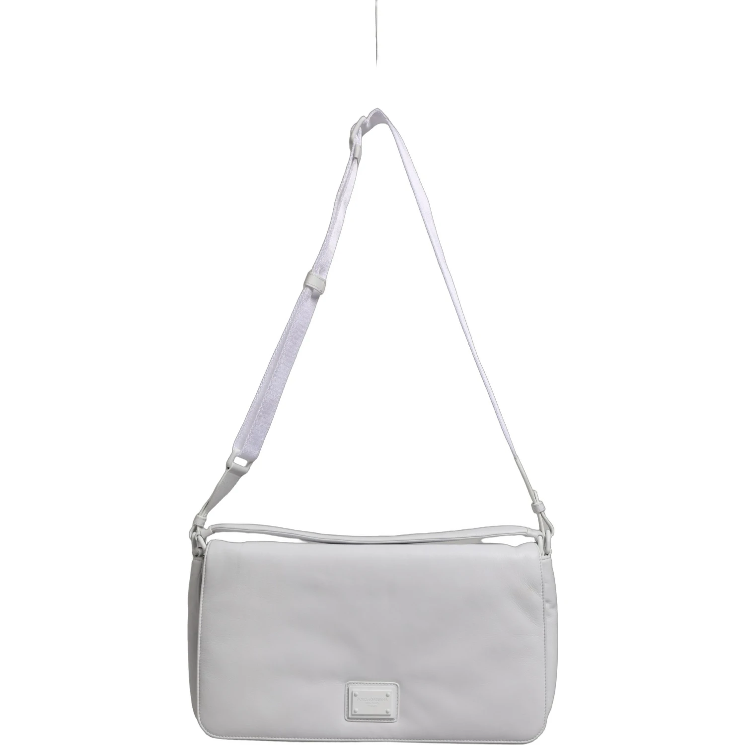 White Logo Plaque Crossbody Shoulder Borse Women Bag