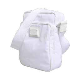 White Logo Plaque Crossbody Shoulder Borse Men Bag