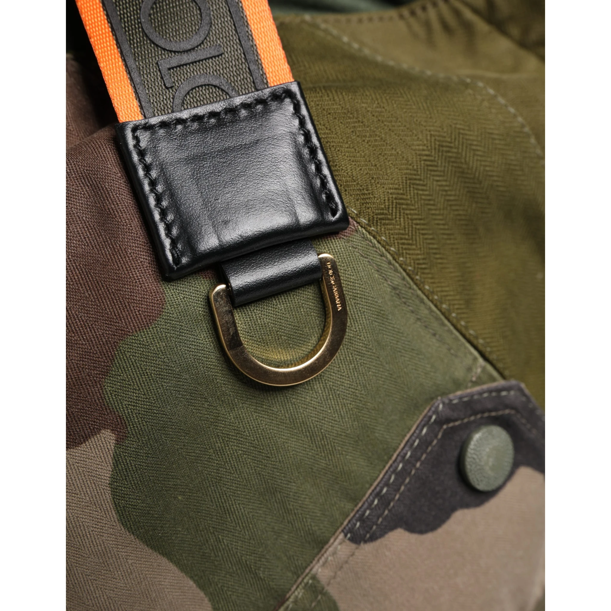 Military Green Patchwork Rucksack Backpack Borse Men Bag