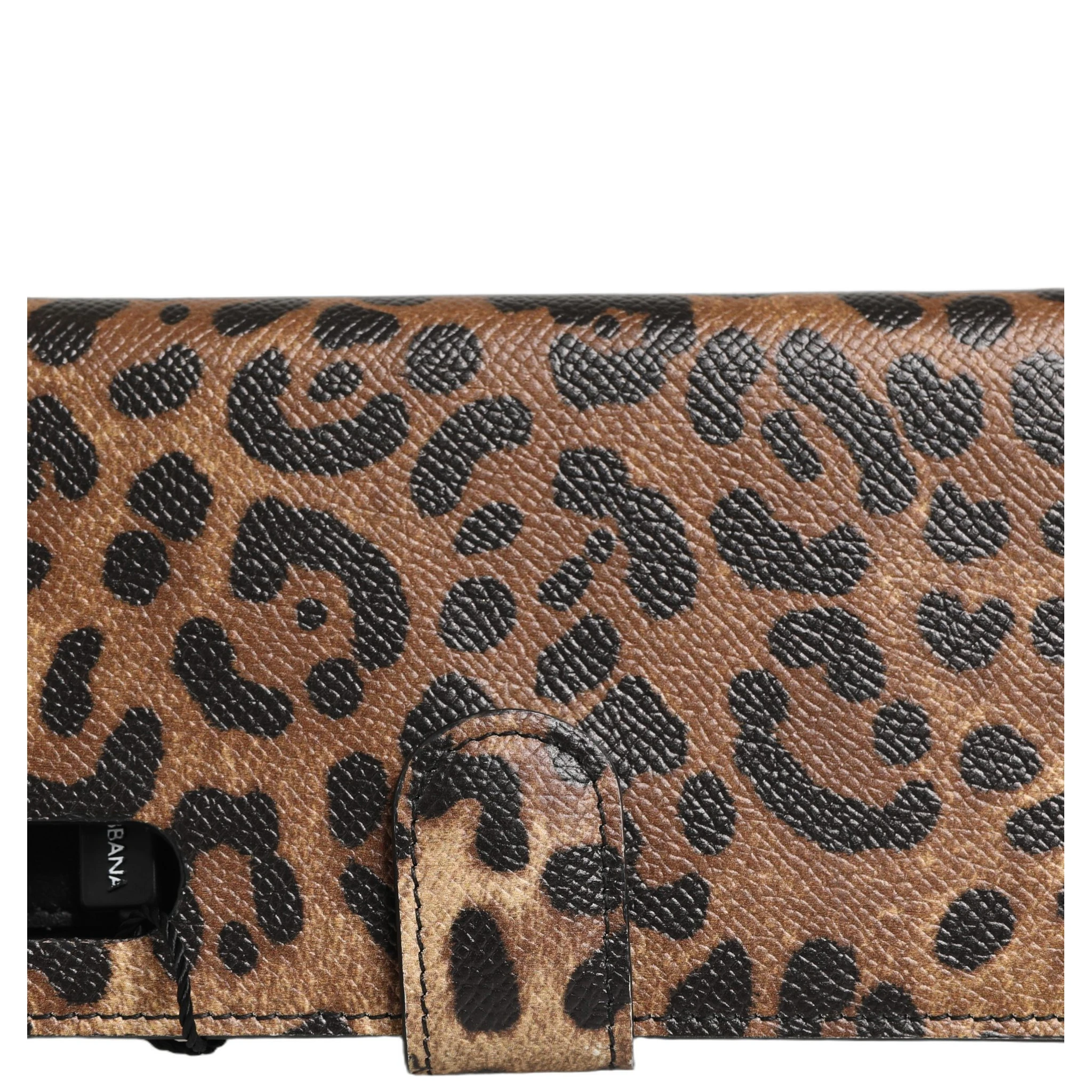 Flip Cover Brown Leopard Crystal iPhone X - XS Case