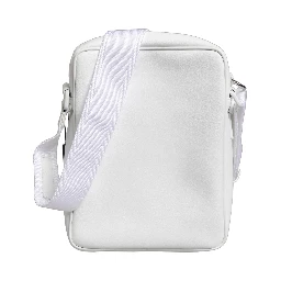 White Logo Plaque Crossbody Shoulder Borse Men Bag