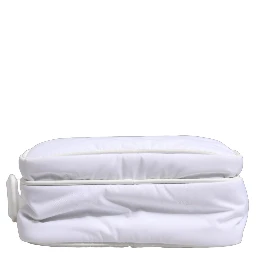White Logo Plaque Crossbody Shoulder Borse Men Bag