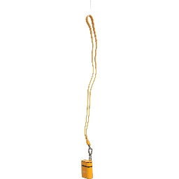 Case Yellow Calf Leather Logo Flip Holder Strap Airpods