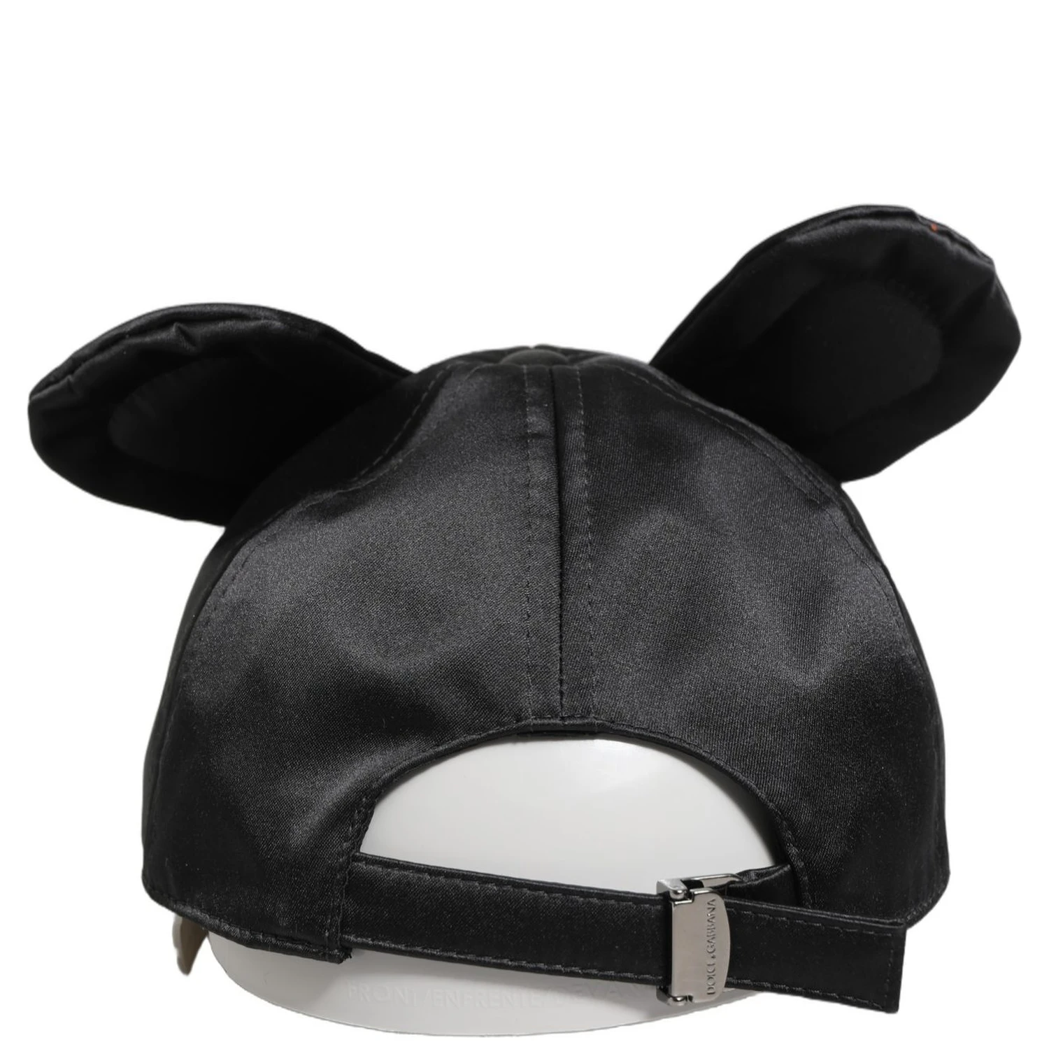 Men Black Velvet Animal Ears Baseball Cap Hat