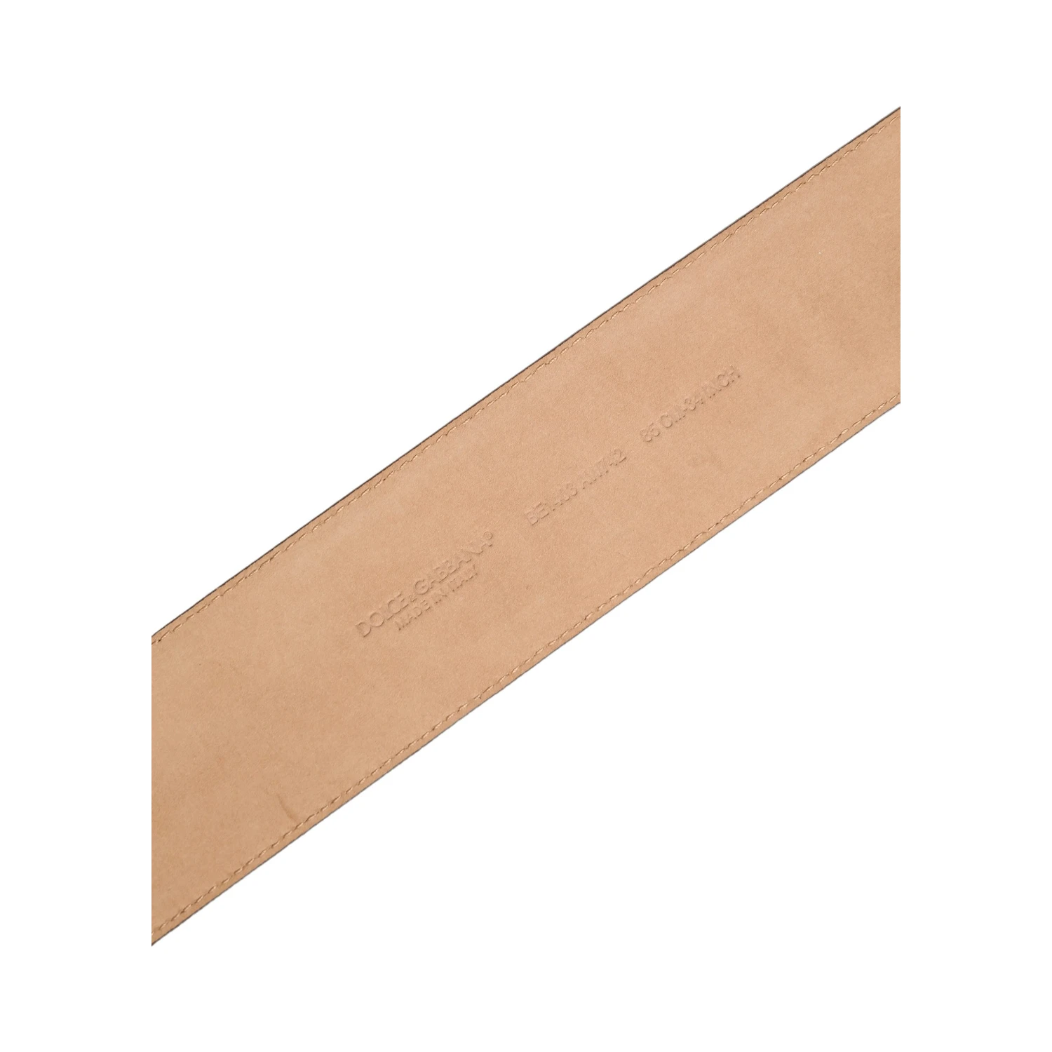 Brown Calfskin Leather Gold Metal Buckle Belt