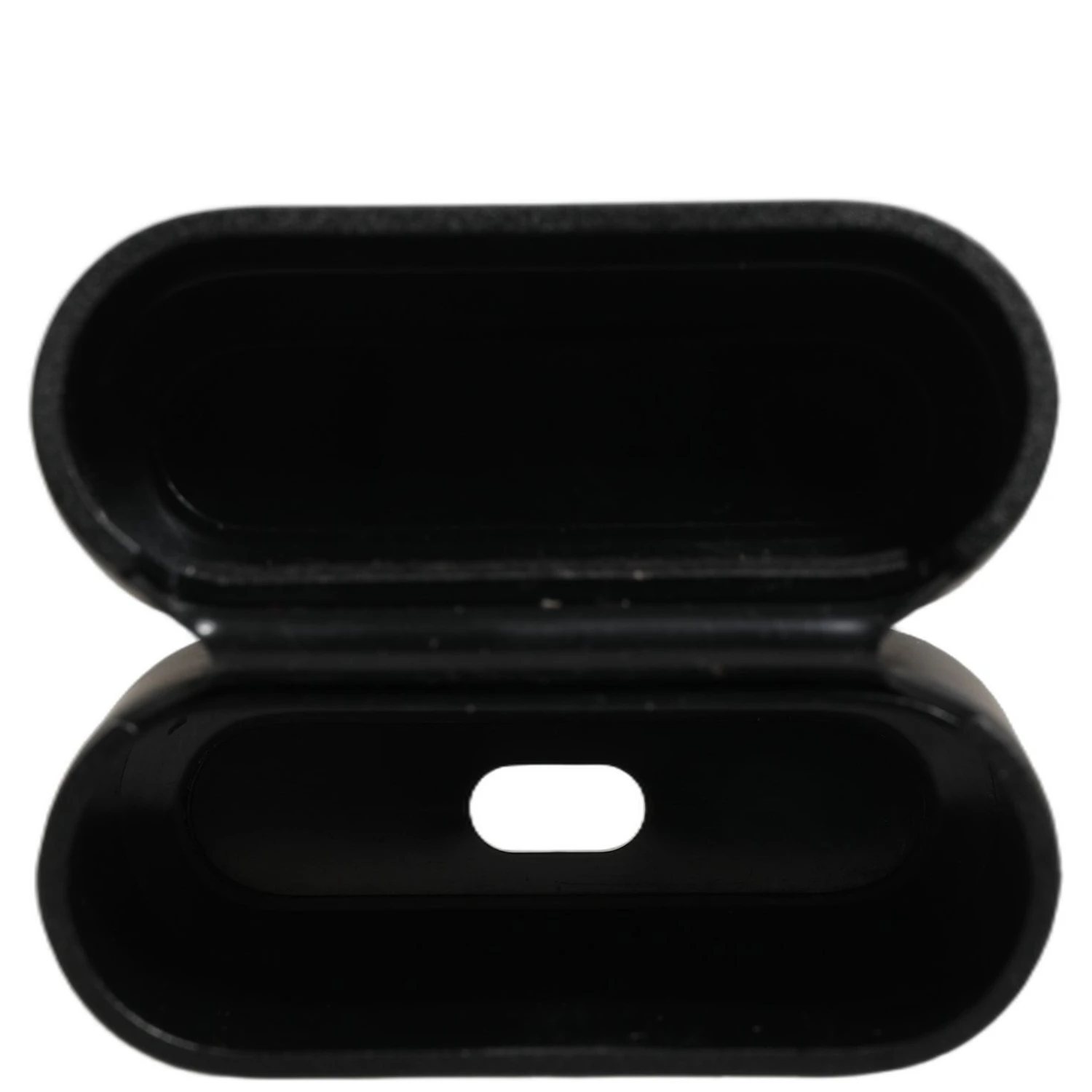 Case Black PVC Embossed Logo Flip Holder Women Airpods