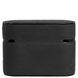 Case Black PVC Embossed Logo Flip Holder Women Airpods