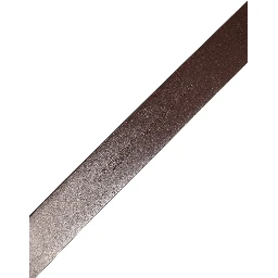 Brown Calfskin Leather Gold Metal Buckle Belt