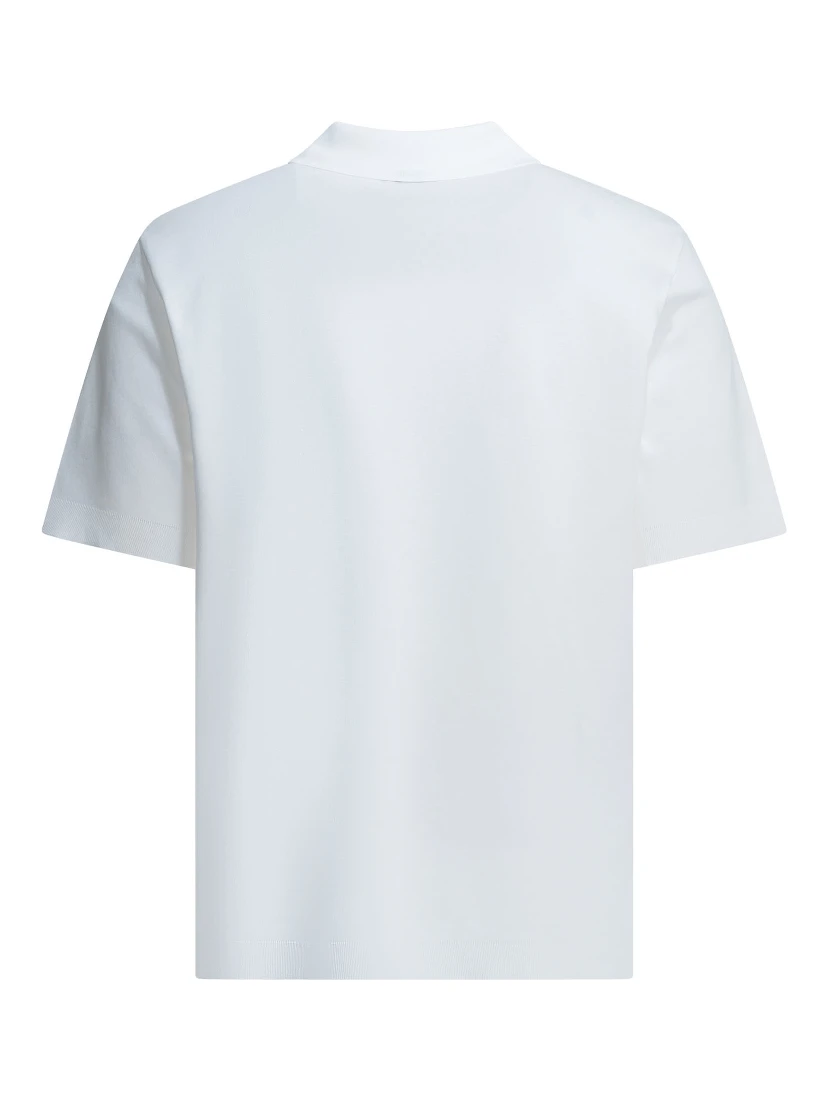 Cotton polo shirt without buttons