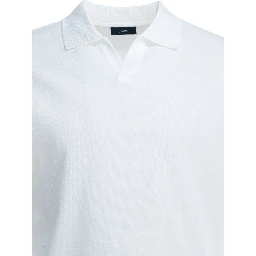 Cotton polo shirt without buttons