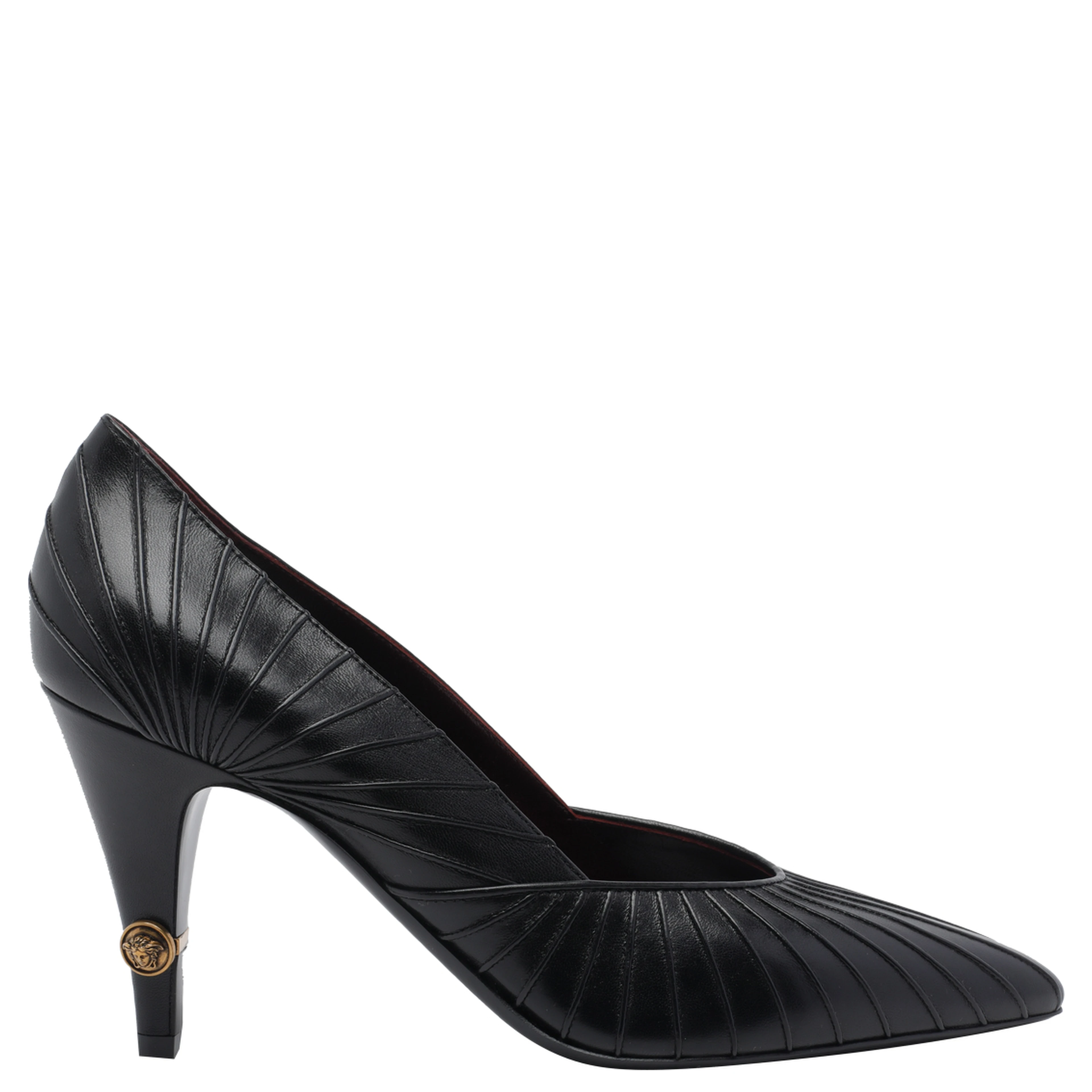 Versace With Heel Black gold