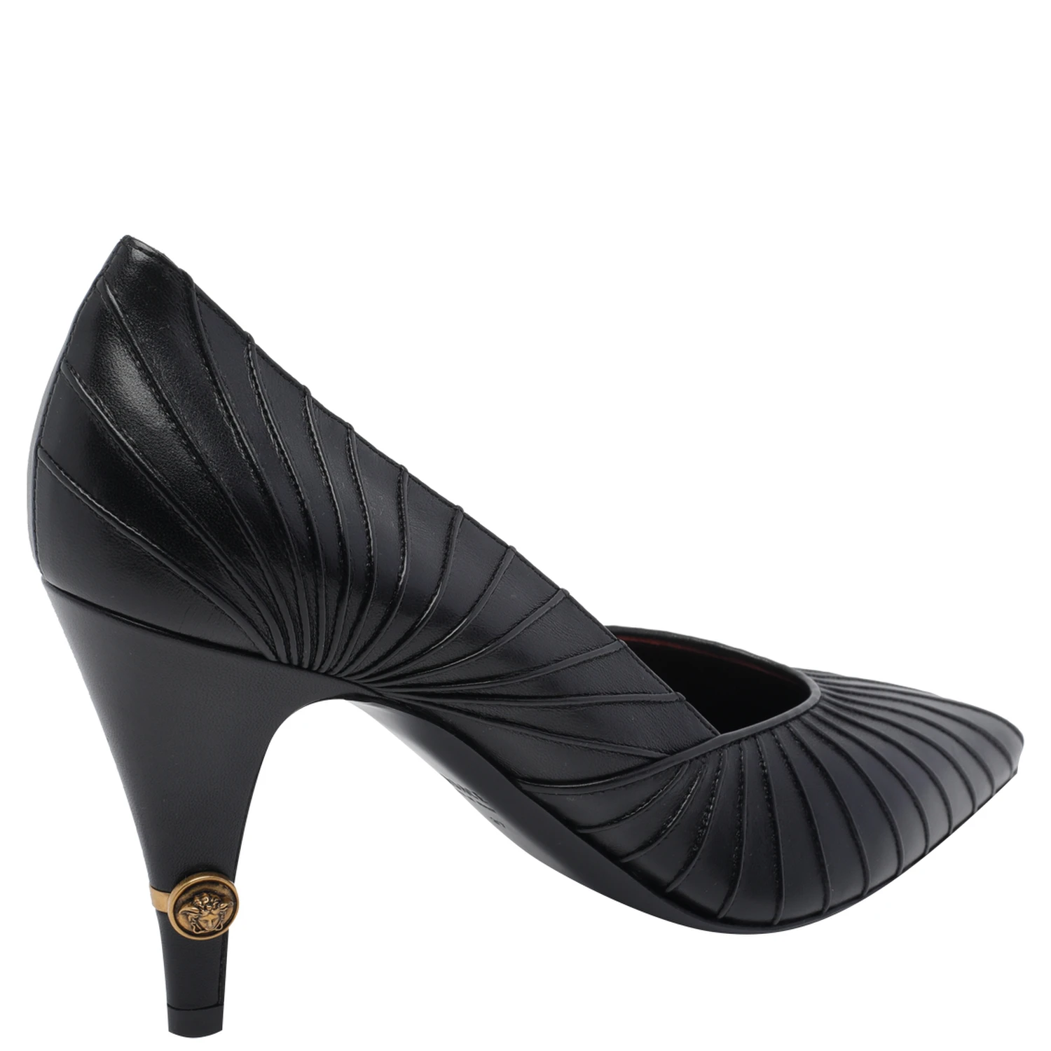 Versace With Heel Black gold