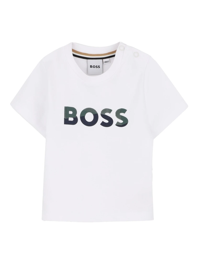 SET T-SHIRT LOGO E BERMUDA
