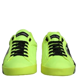 Green Logo Tape Low Top Portofino Sneakers Shoes