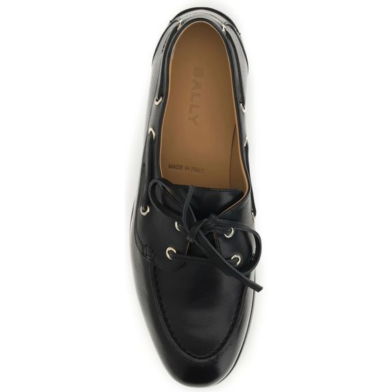 Black Calf Leather Bos Taurus Slip-On Loafers