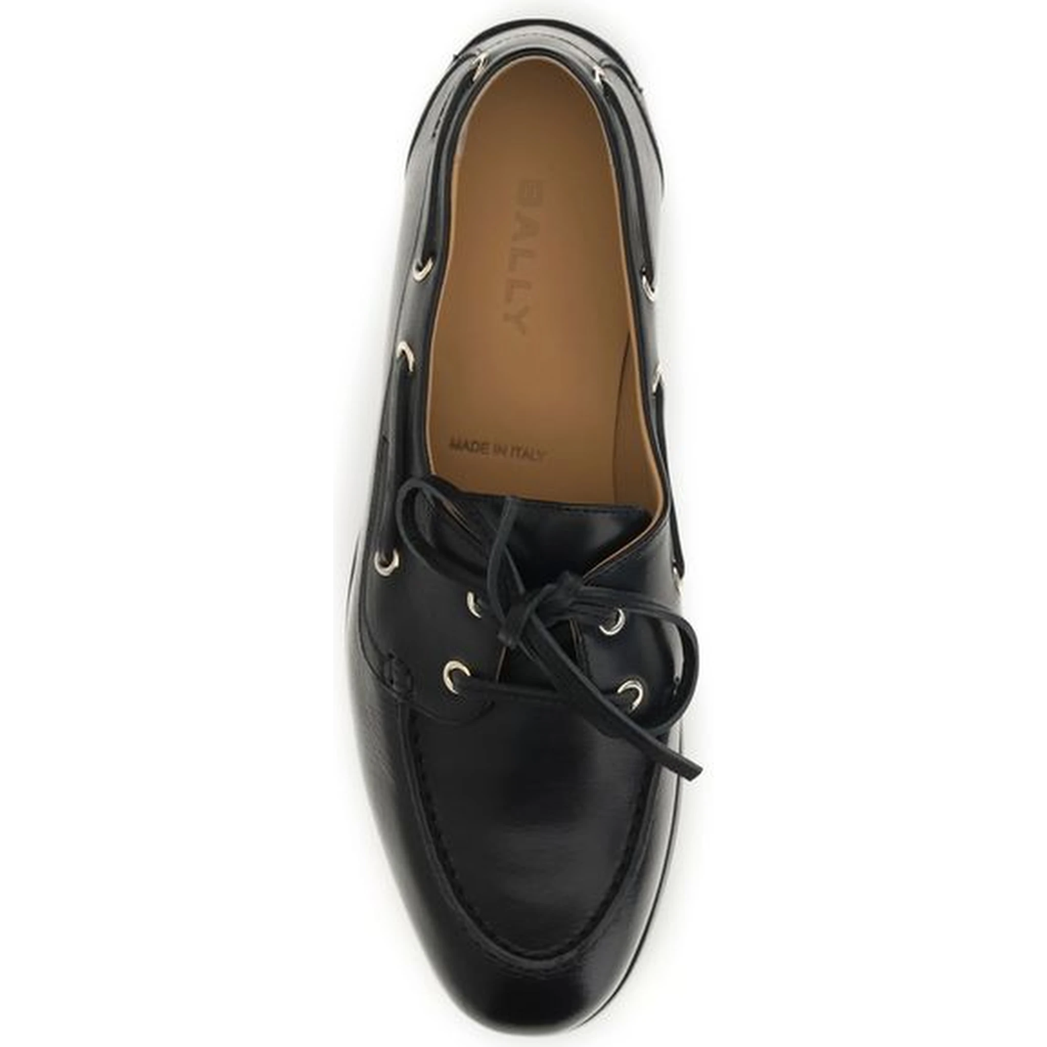 Black Calf Leather Bos Taurus Slip-On Loafers