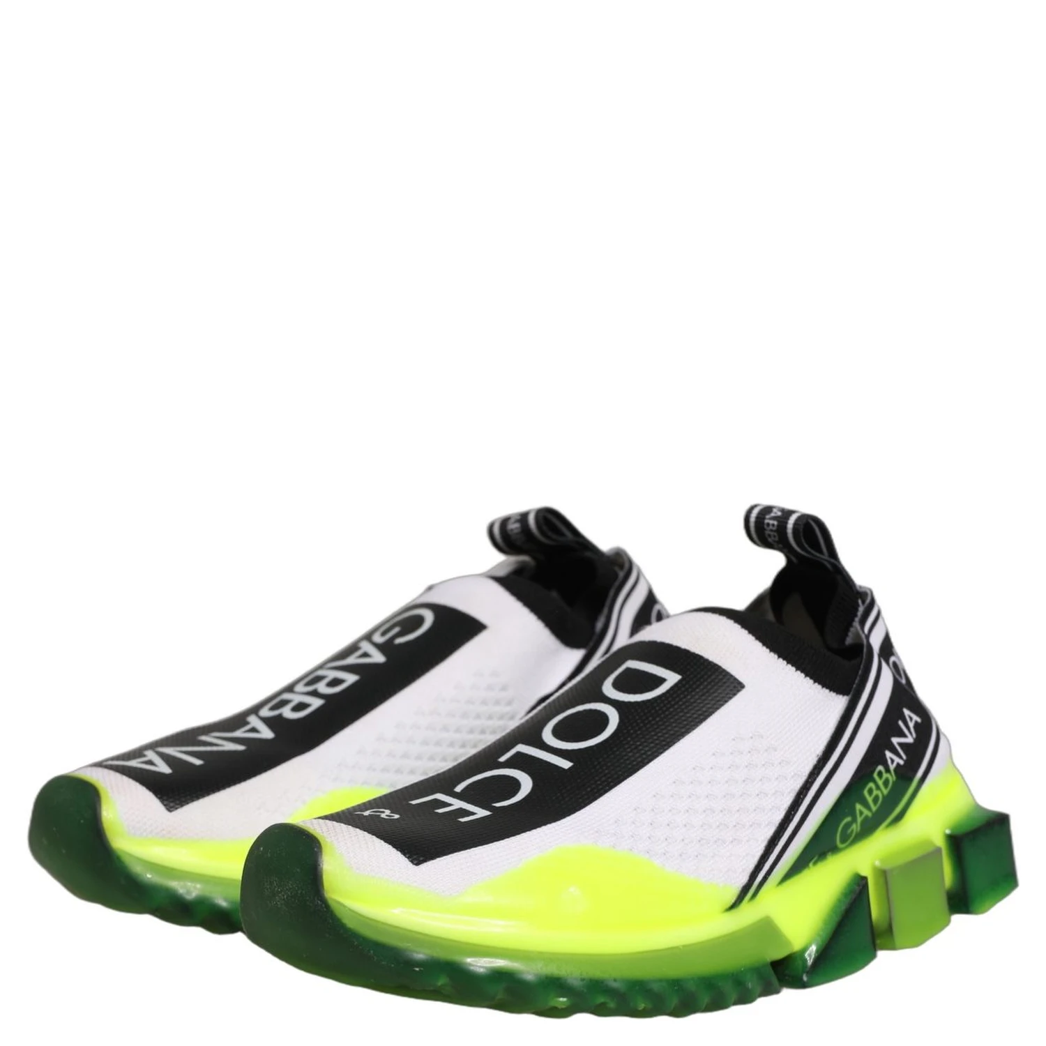 White Black Slip On Sorrento Sneakers Shoes